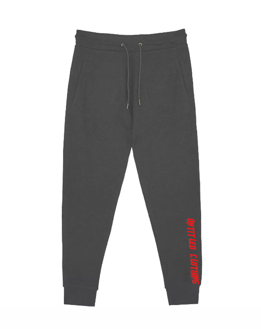Grey Leg Print Joggers image 2