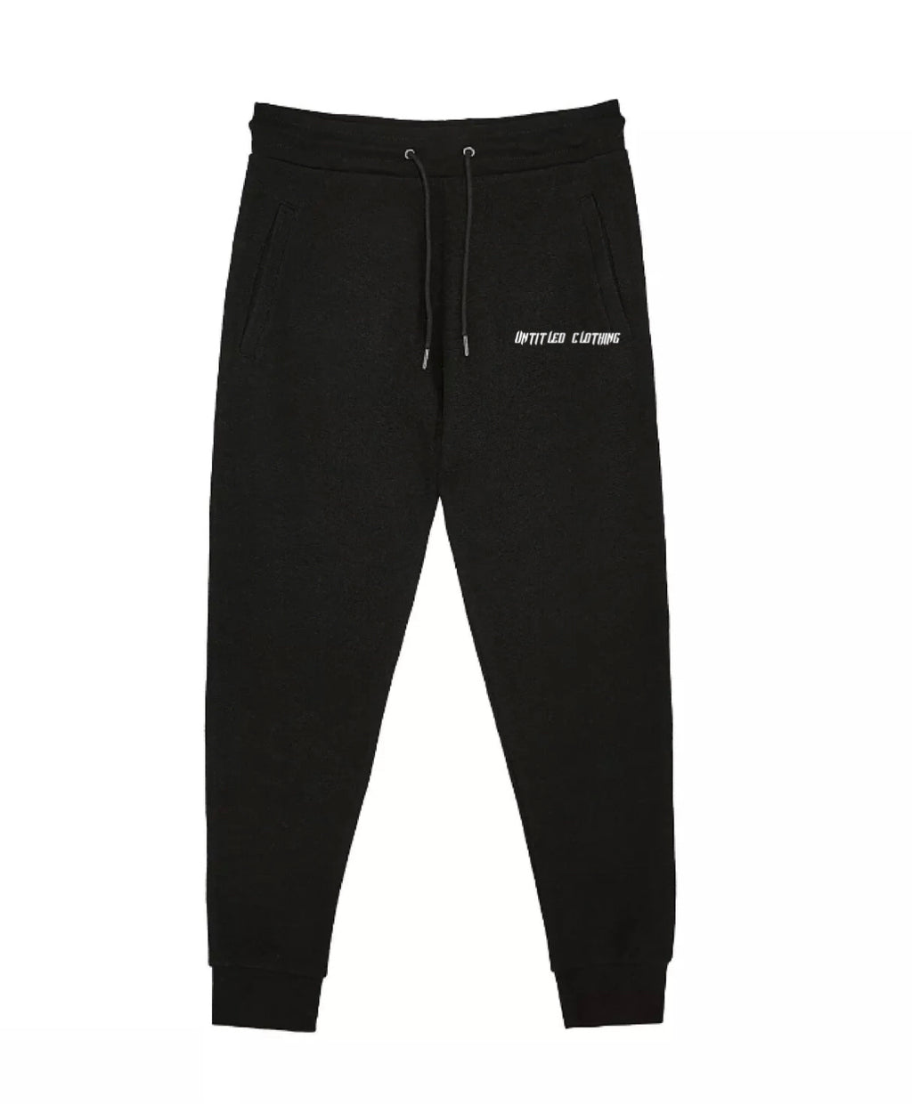 Black Pocket Print Joggers image 0