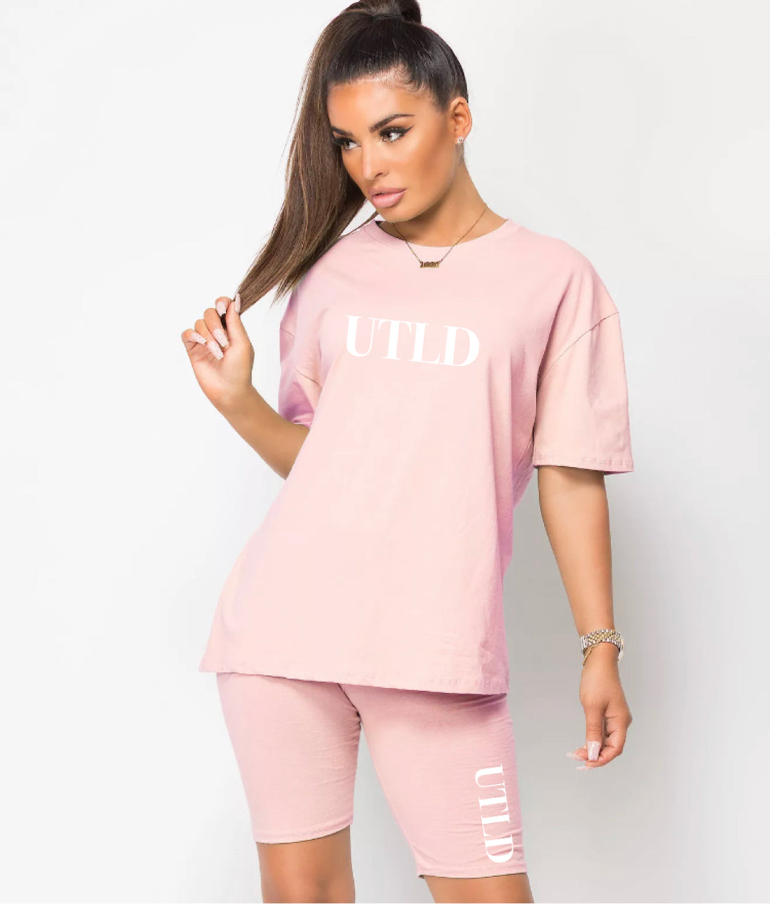 UTLD London Top and Cycling Shorts Set image 0