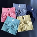 Women Elastic Gym Sports Shorts image 0