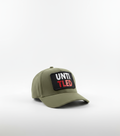 Khaki Green Patch 5 Panel Cap image 0