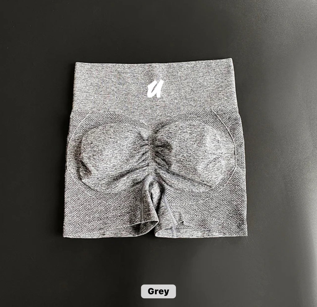 Women Elastic Gym Sports Shorts image 2