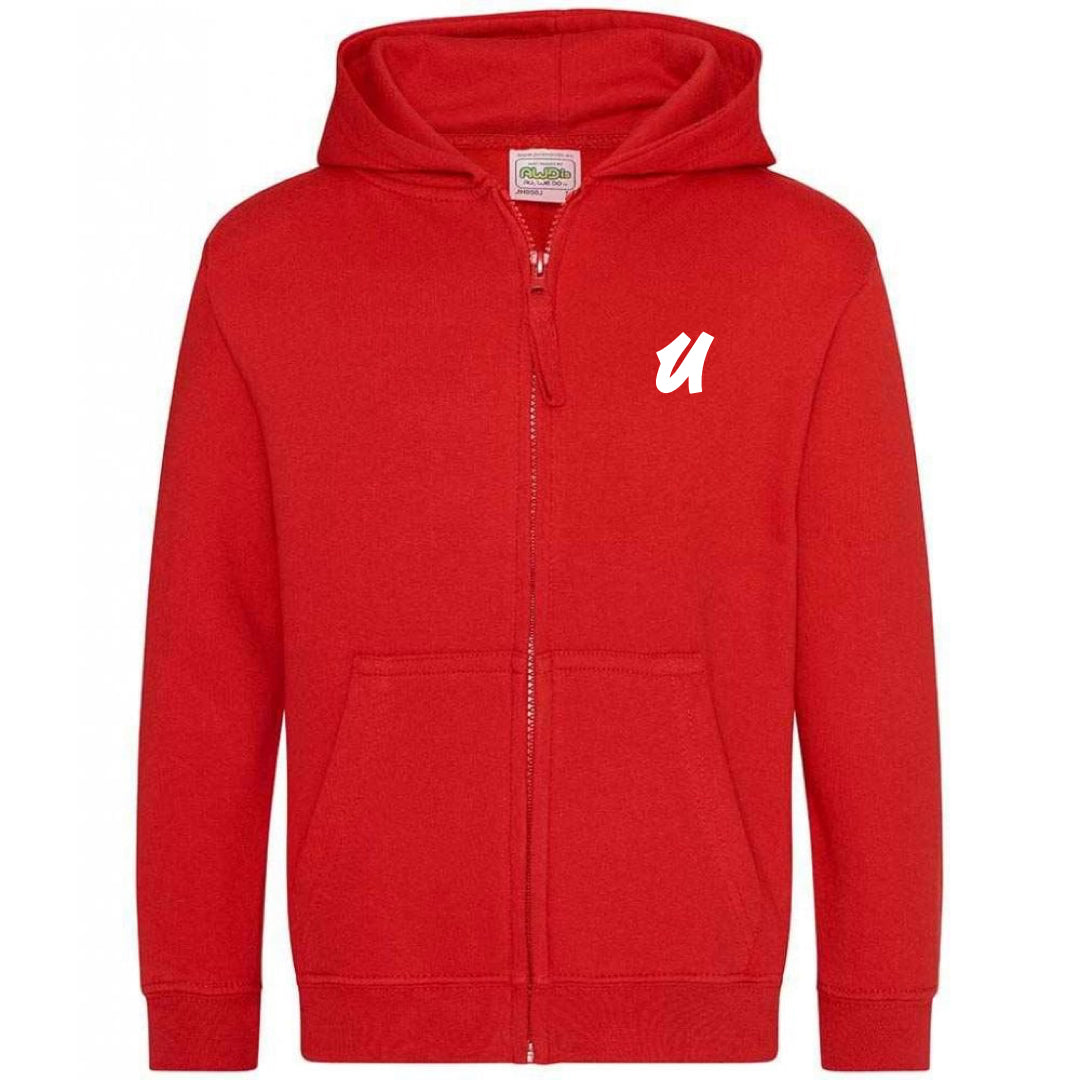 U Embroidered Zip Hoodies Kids image 6