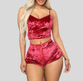 Velour Shorts Set 2pc image 0