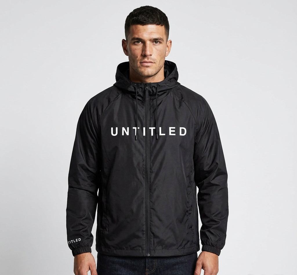We Grew Up That Way Windbreaker Jacket ( Black )