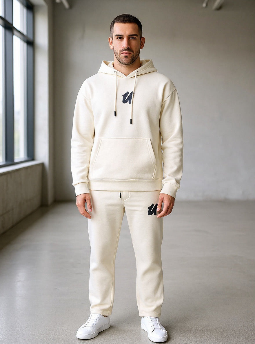 Embroidered Unisex Fleece U Tracksuit Straight Leg Men image 2