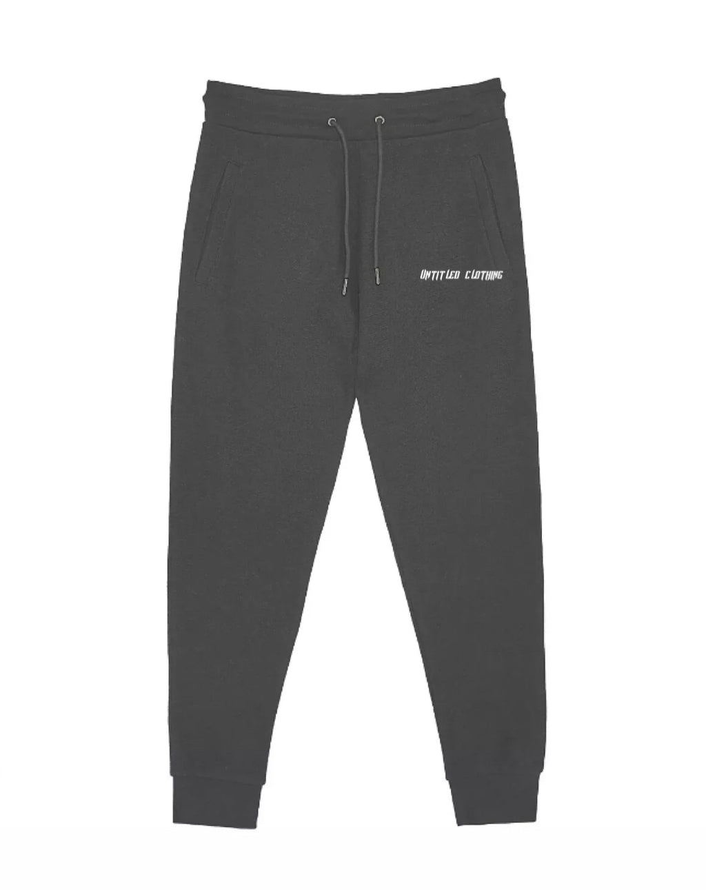 Grey Pocket Print Joggers image 0