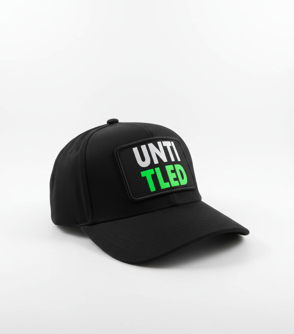 Black Patch 5 Panel Cap image 2