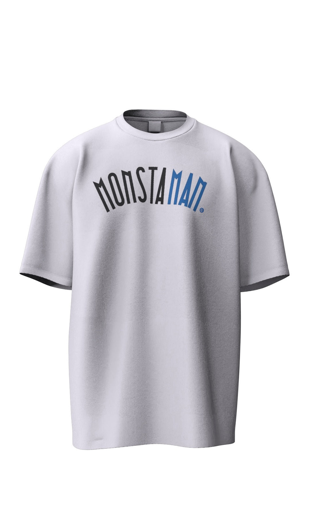 MONSTAMAN White Untitled men’s womens tshirt tee top