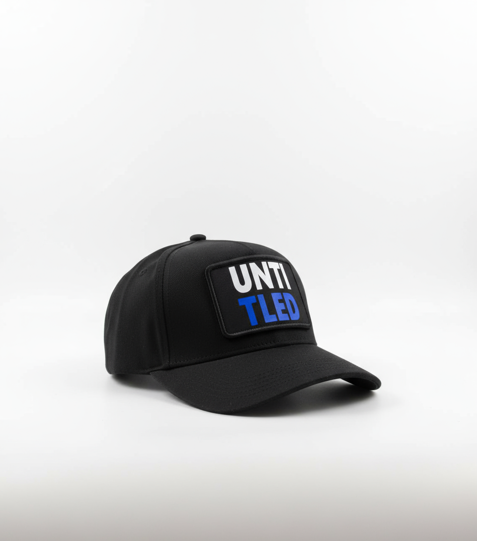 Black Patch 5 Panel Cap image 1