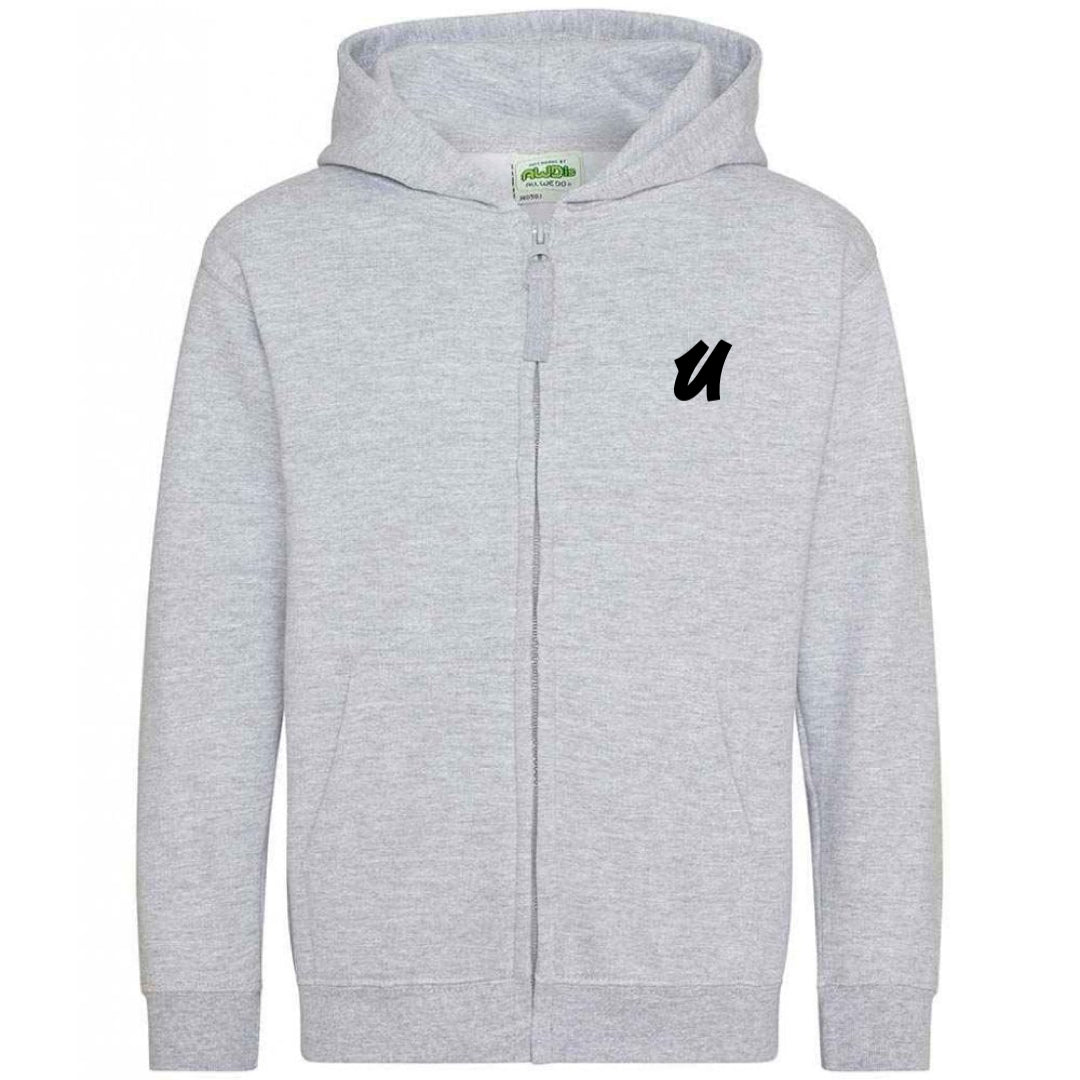 U Embroidered Zip Hoodies Kids image 5