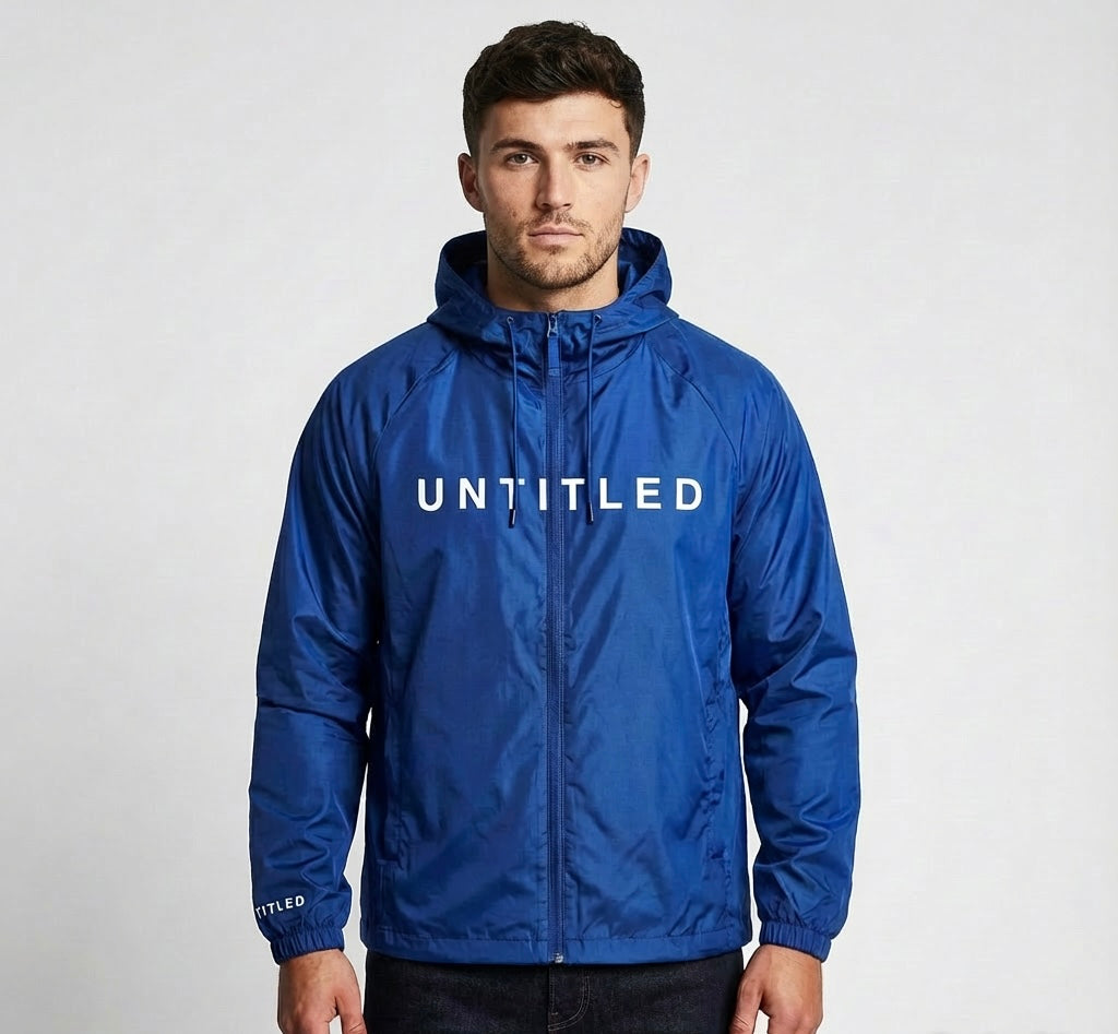 We Grew Up That Way Windbreaker Jacket ( Royal Blue )
