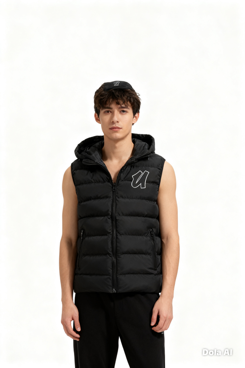 Black Bodywarmer Gilet Unisex