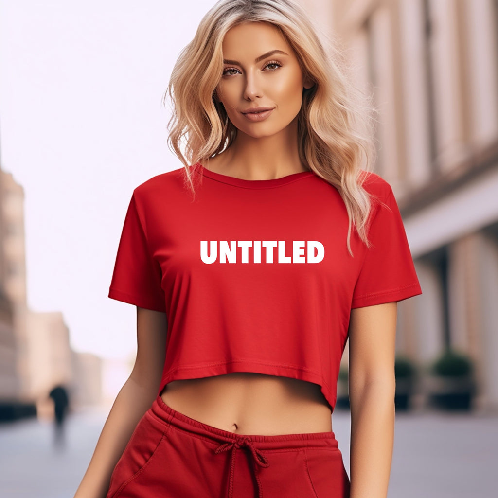 UNTITLED Crop Short Tee Top Women image 0
