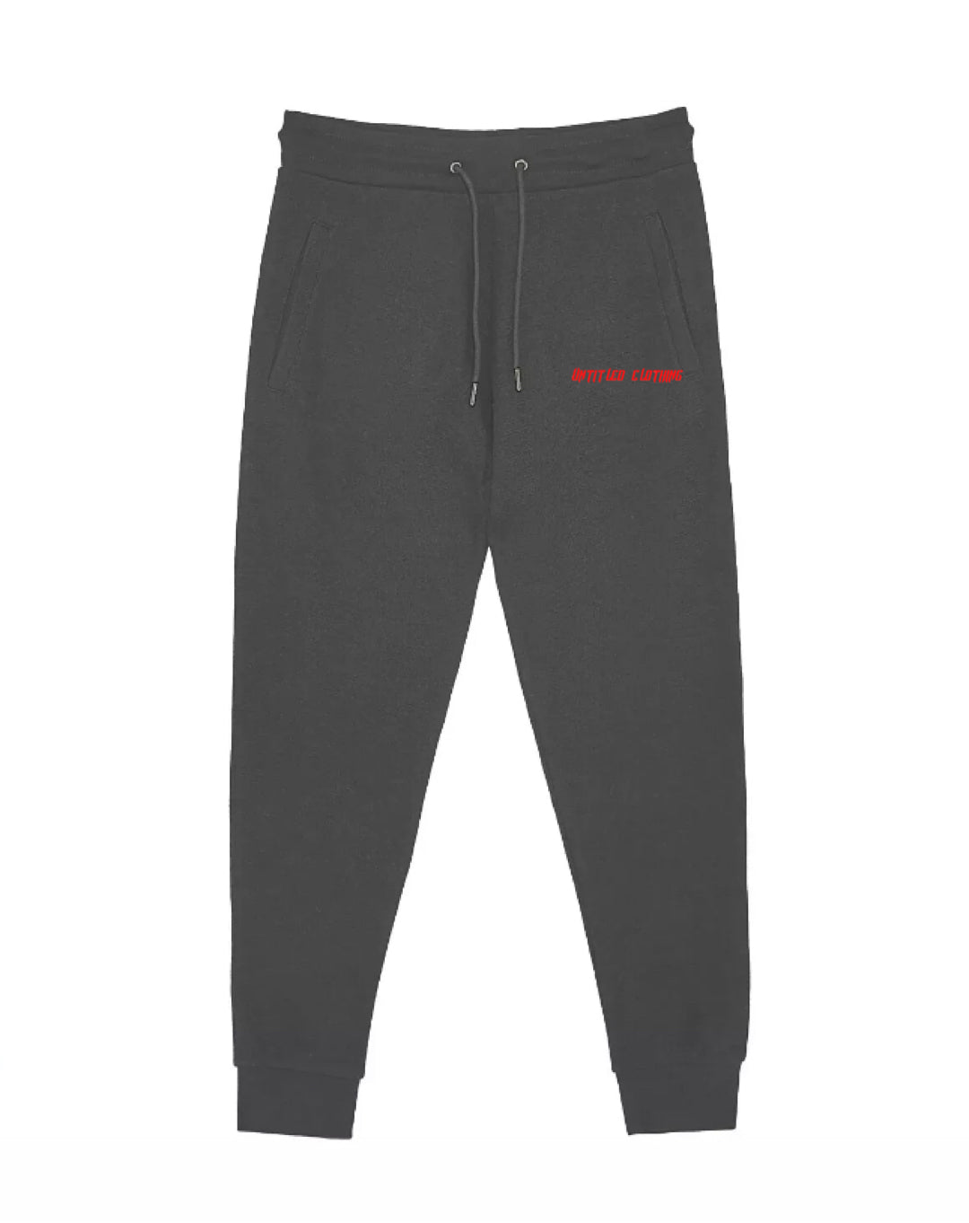 Grey Pocket Print Joggers image 2