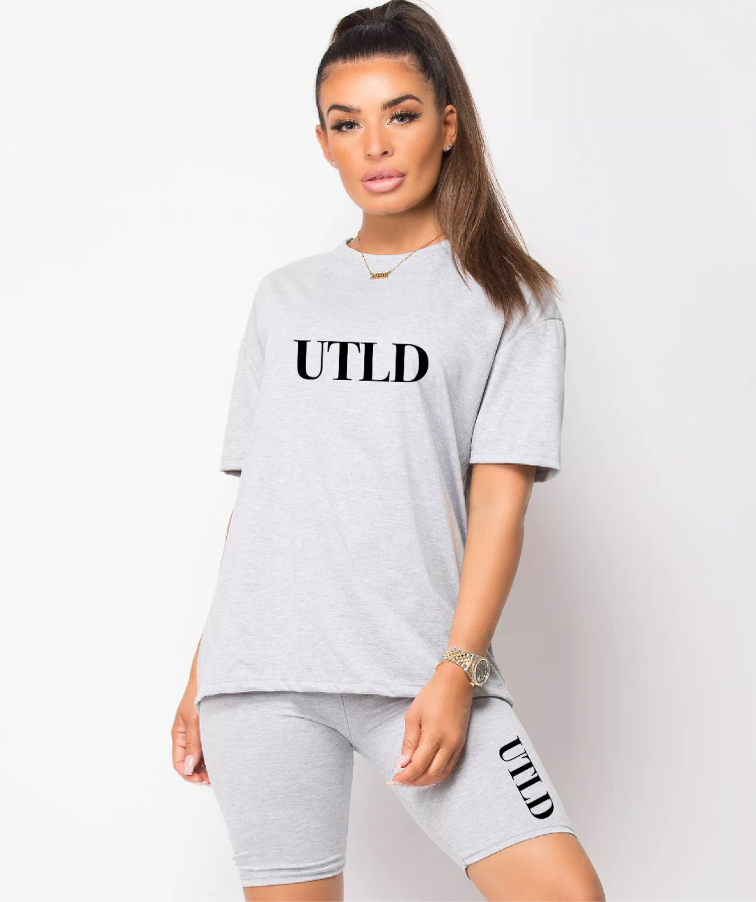 UTLD London Top and Cycling Shorts Set image 2