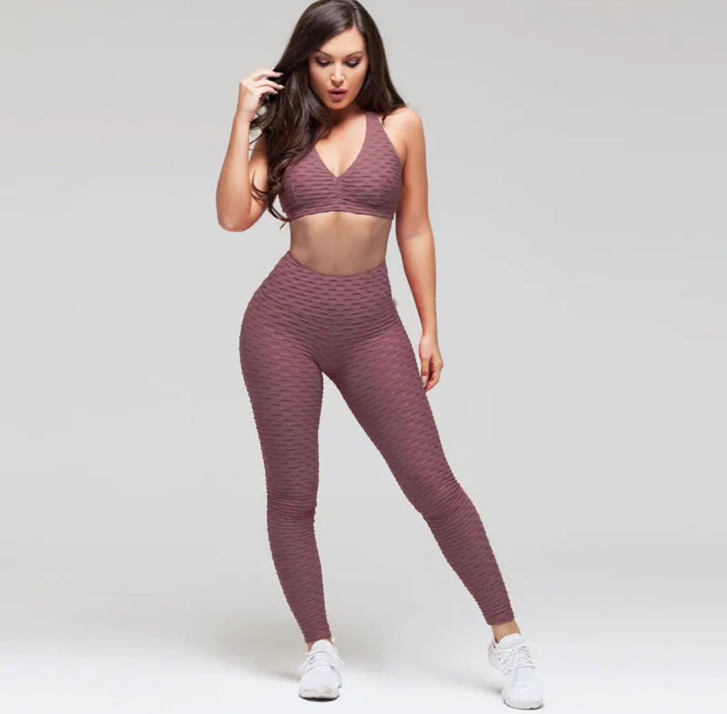Butt Lift Gym Set Leggins & Bra image 1