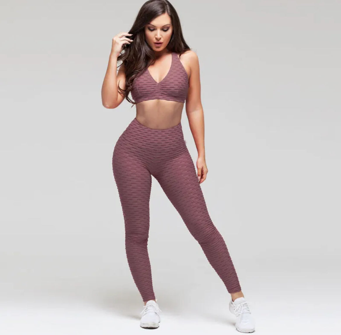 Butt Lift Gym Set Leggins & Bra image 1