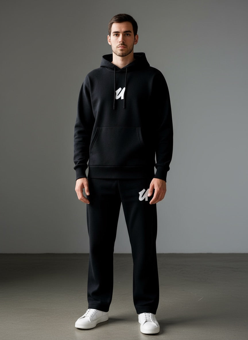 Embroidered Unisex Fleece U Tracksuit Straight Leg Men image 1
