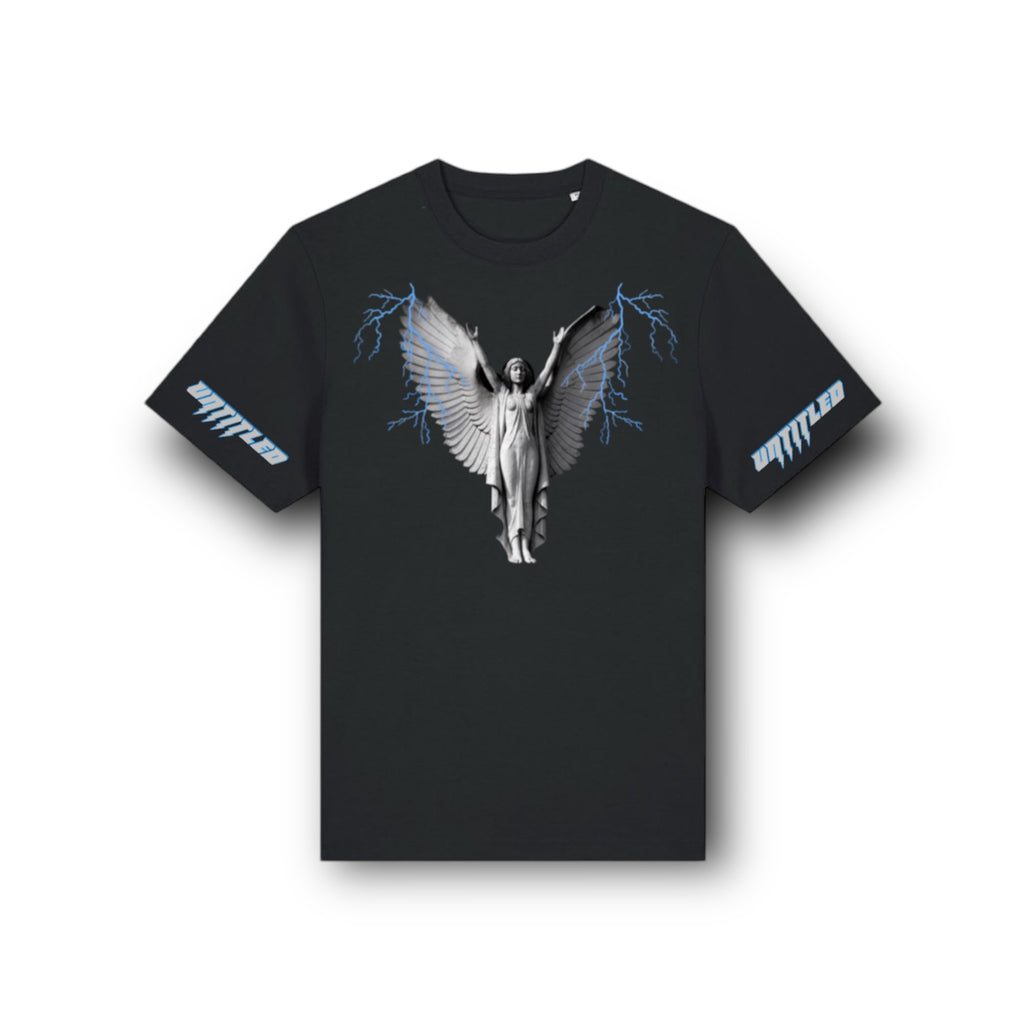 Tee Red Blue Angel Untitled Unisex  Adults image 1