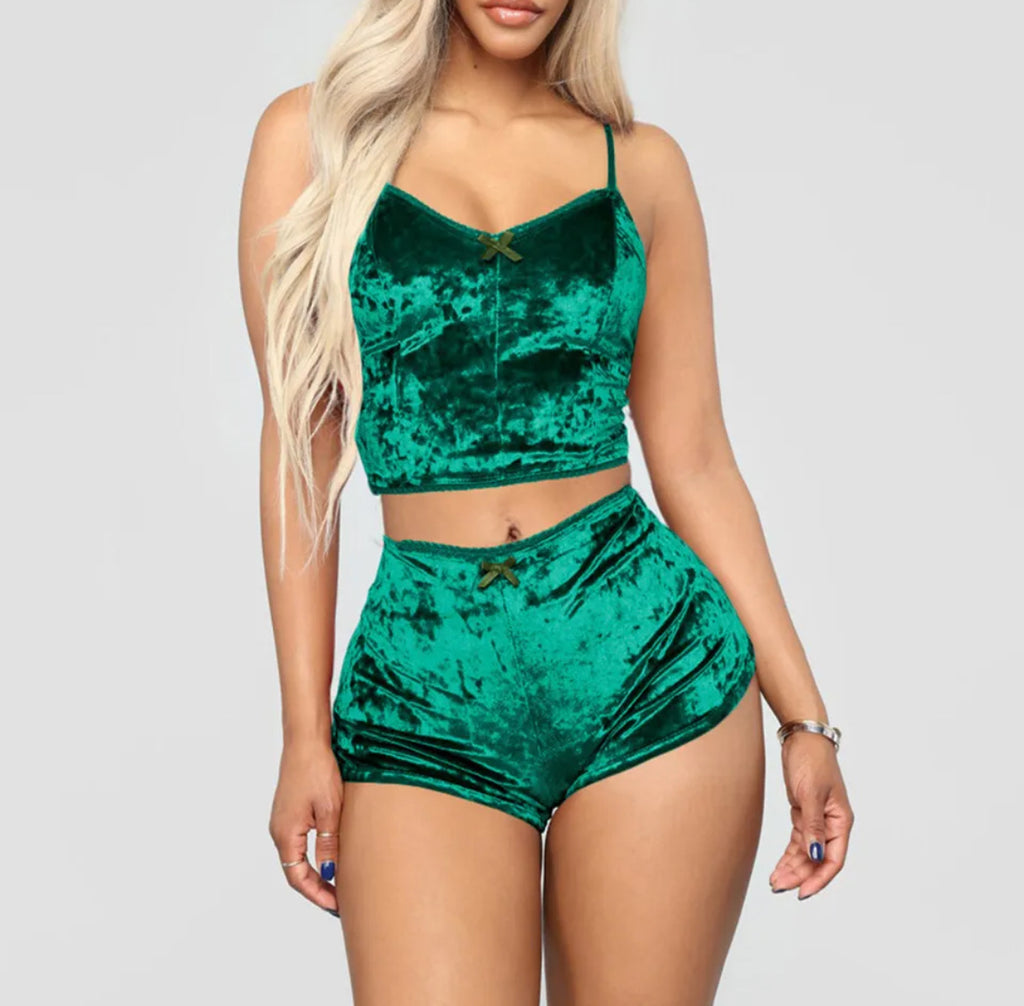 Velour Shorts Set 2pc image 4