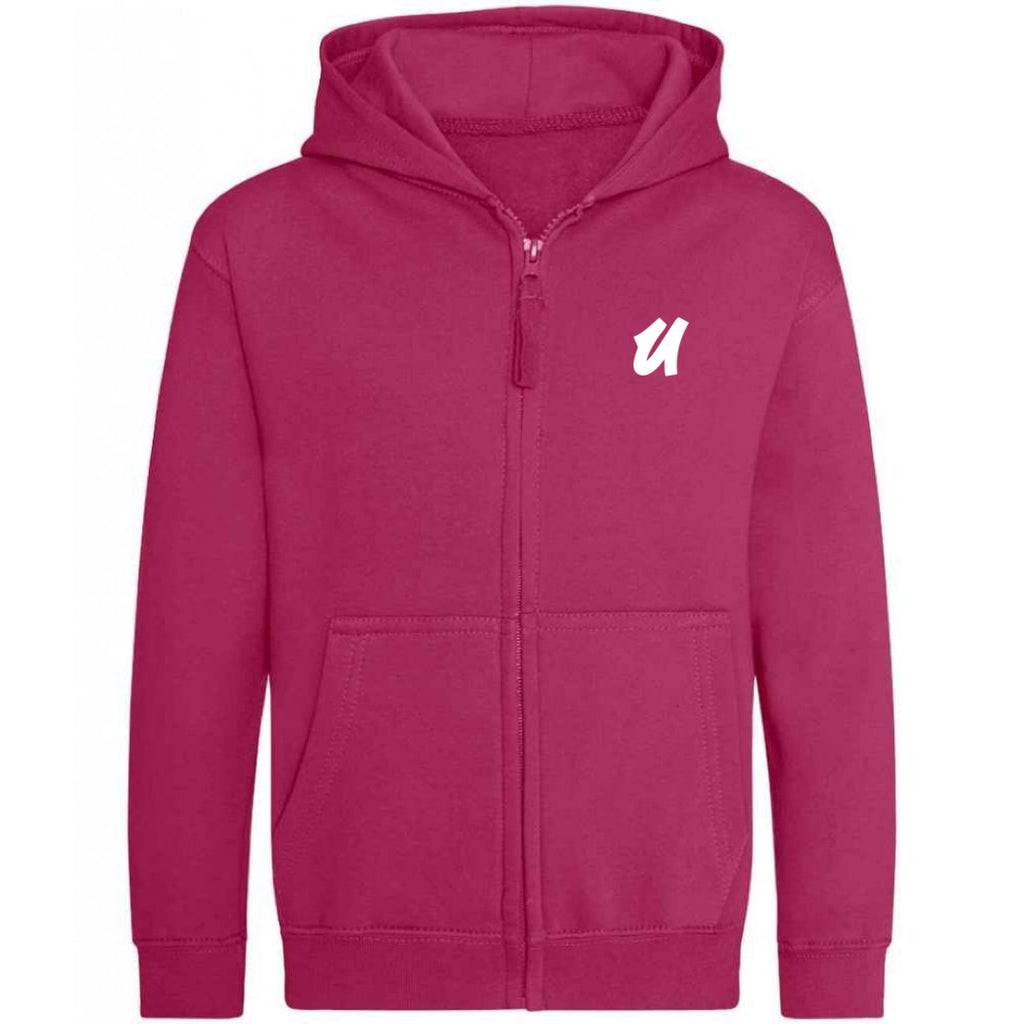 U Embroidered Zip Hoodies Kids image 1