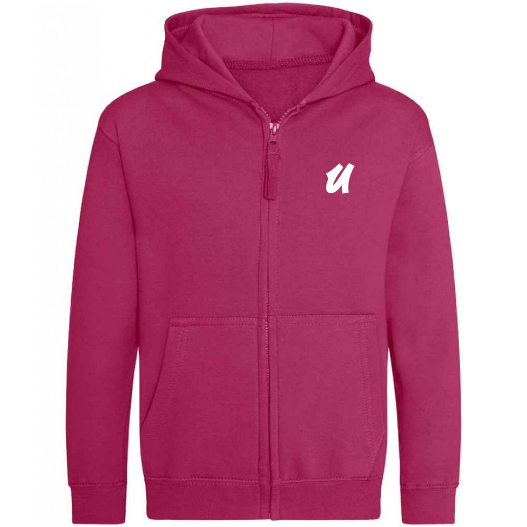 U Embroidered Zip Hoodies Kids image 1