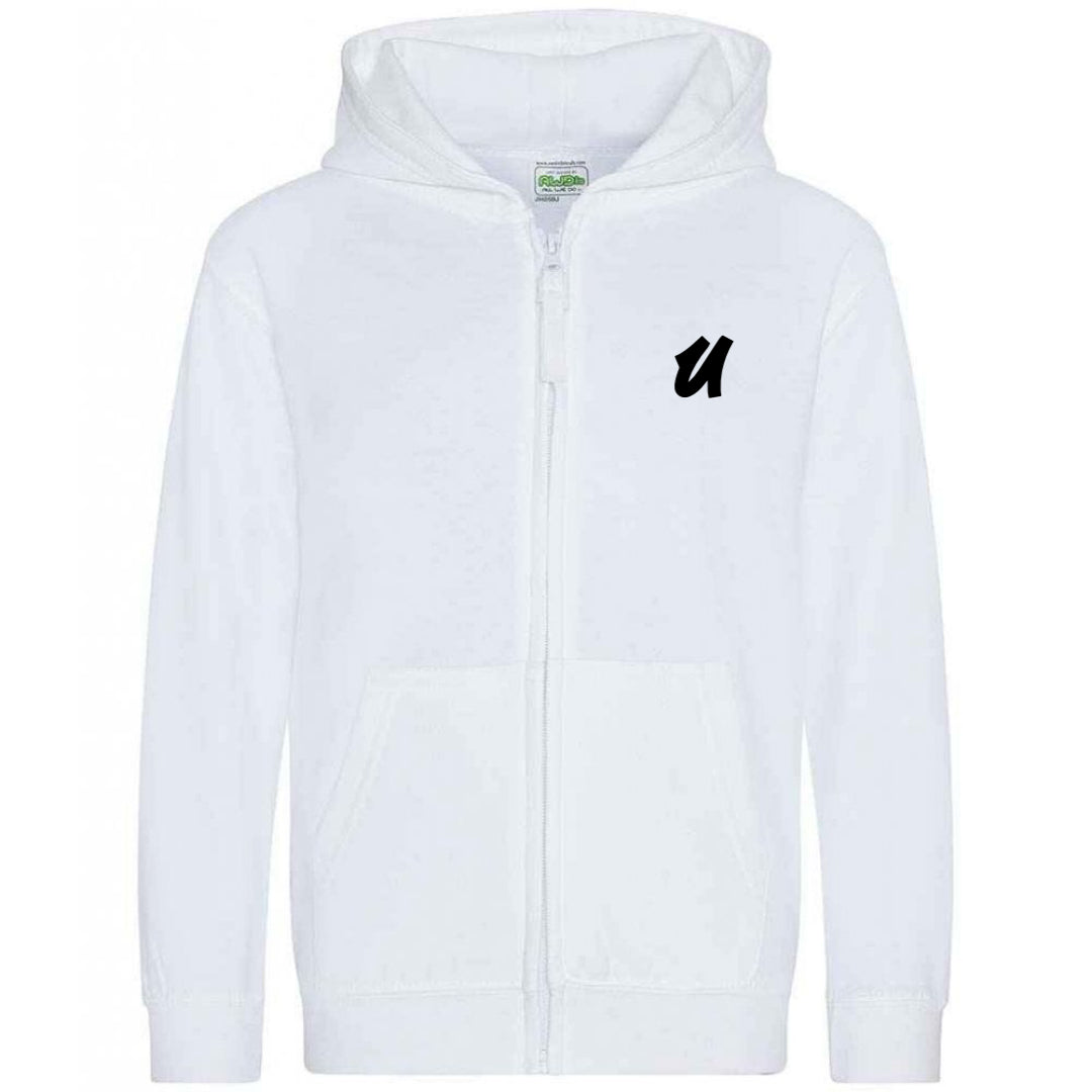 U Embroidered Zip Hoodies Kids image 4