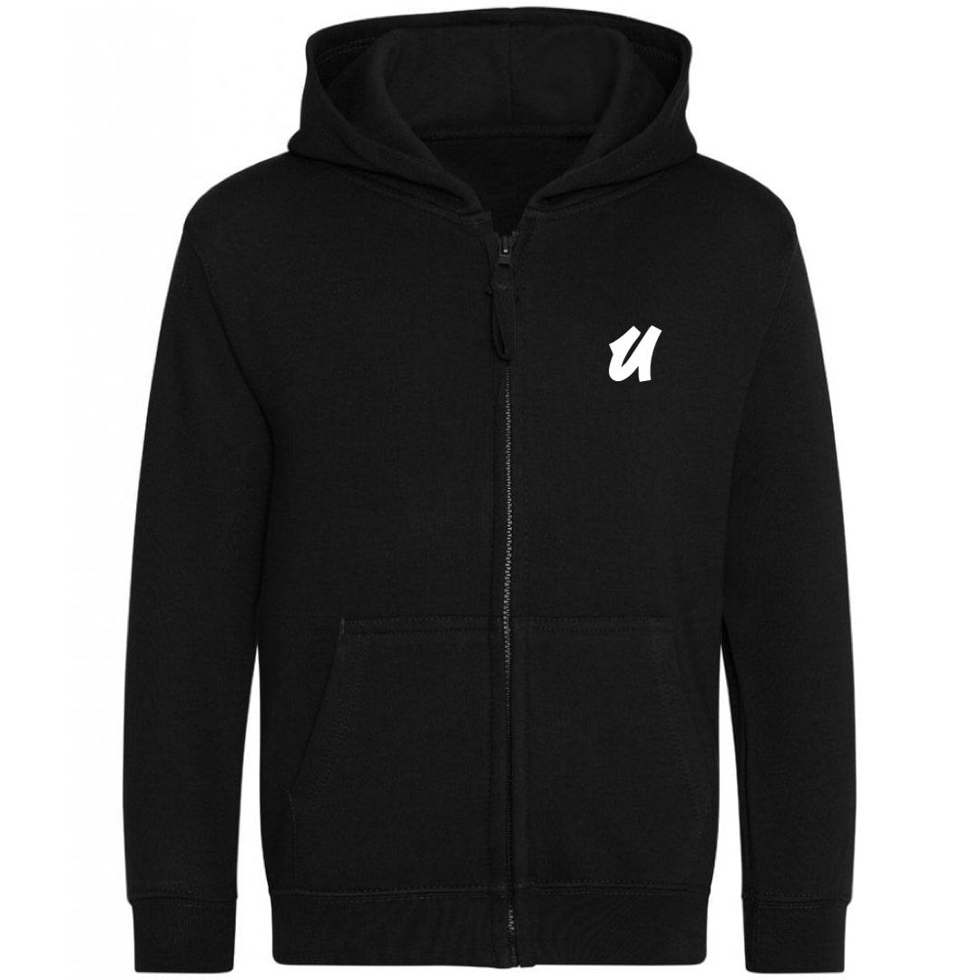 U Embroidered Zip Hoodies Kids image 3