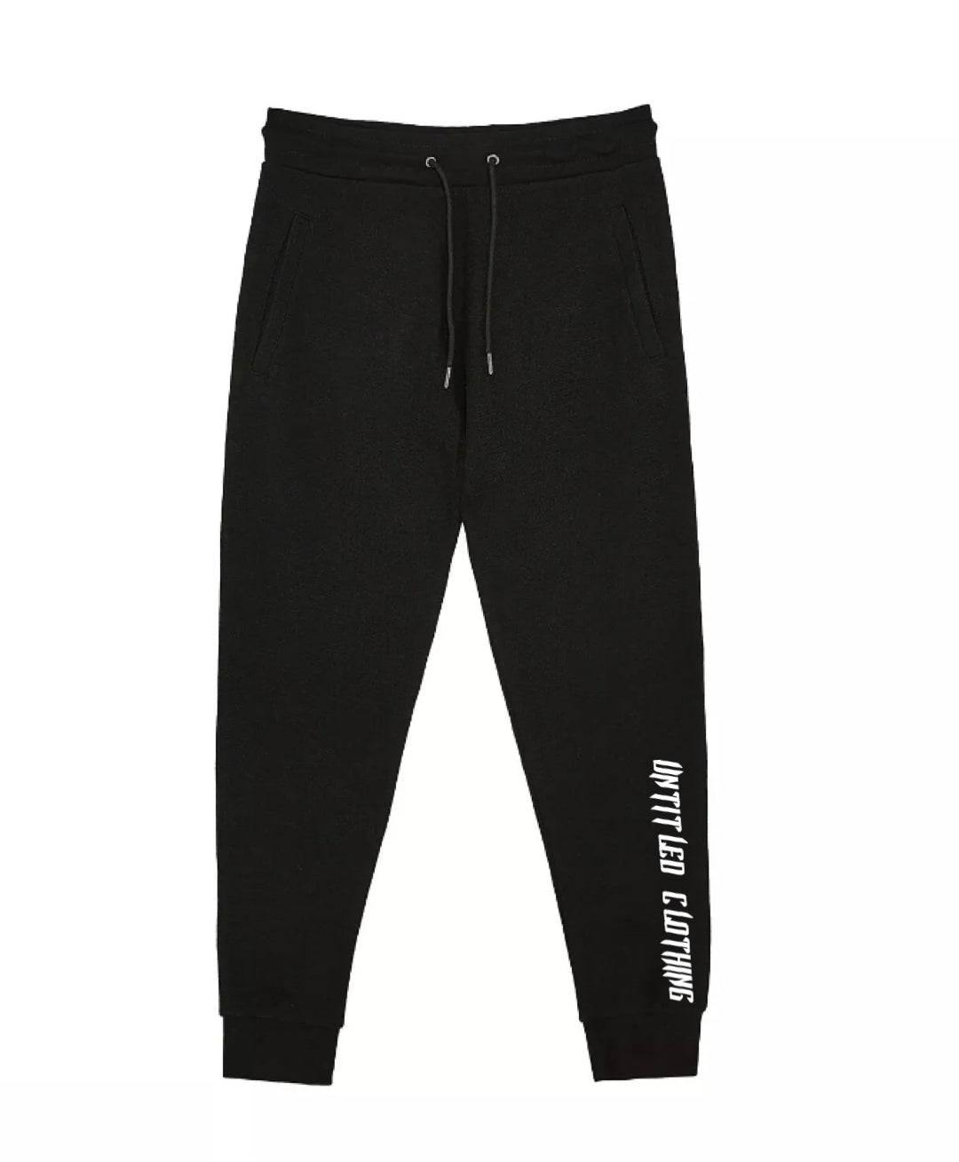 Black Leg Print Joggers image 0