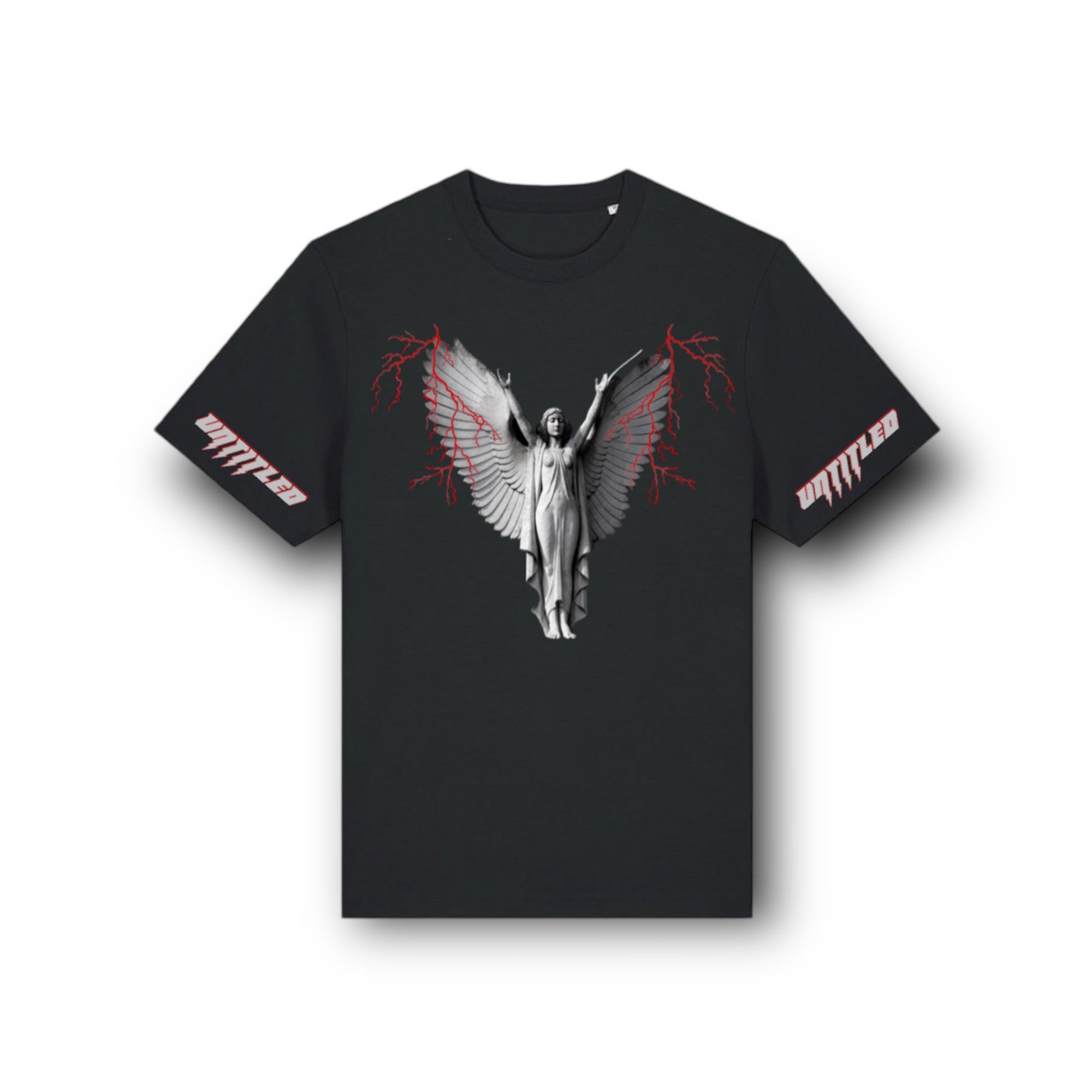 Tshirt Red Blue Angel Untitled Unisex  Kids image 1