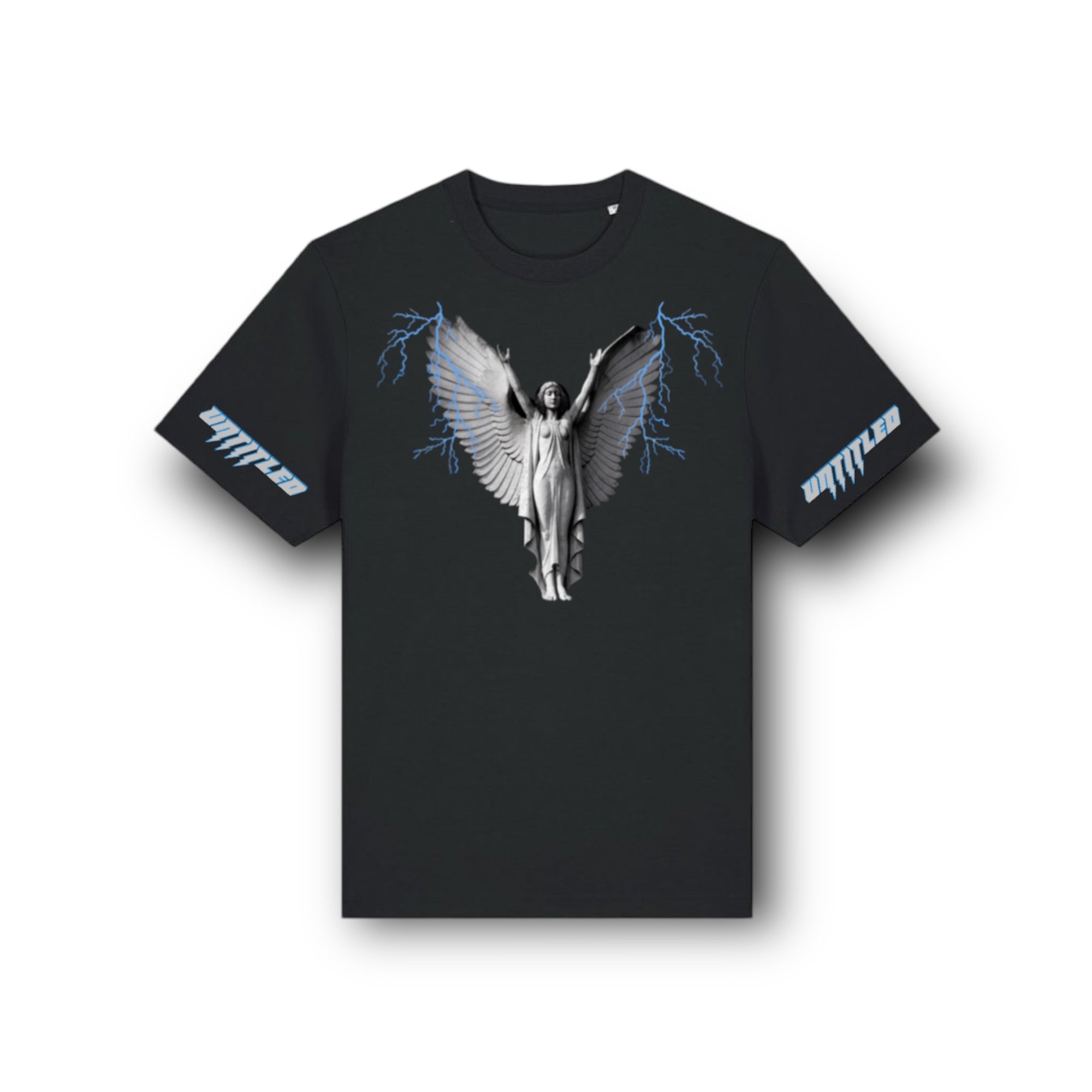 Tshirt Red Blue Angel Untitled Unisex  Kids image 0