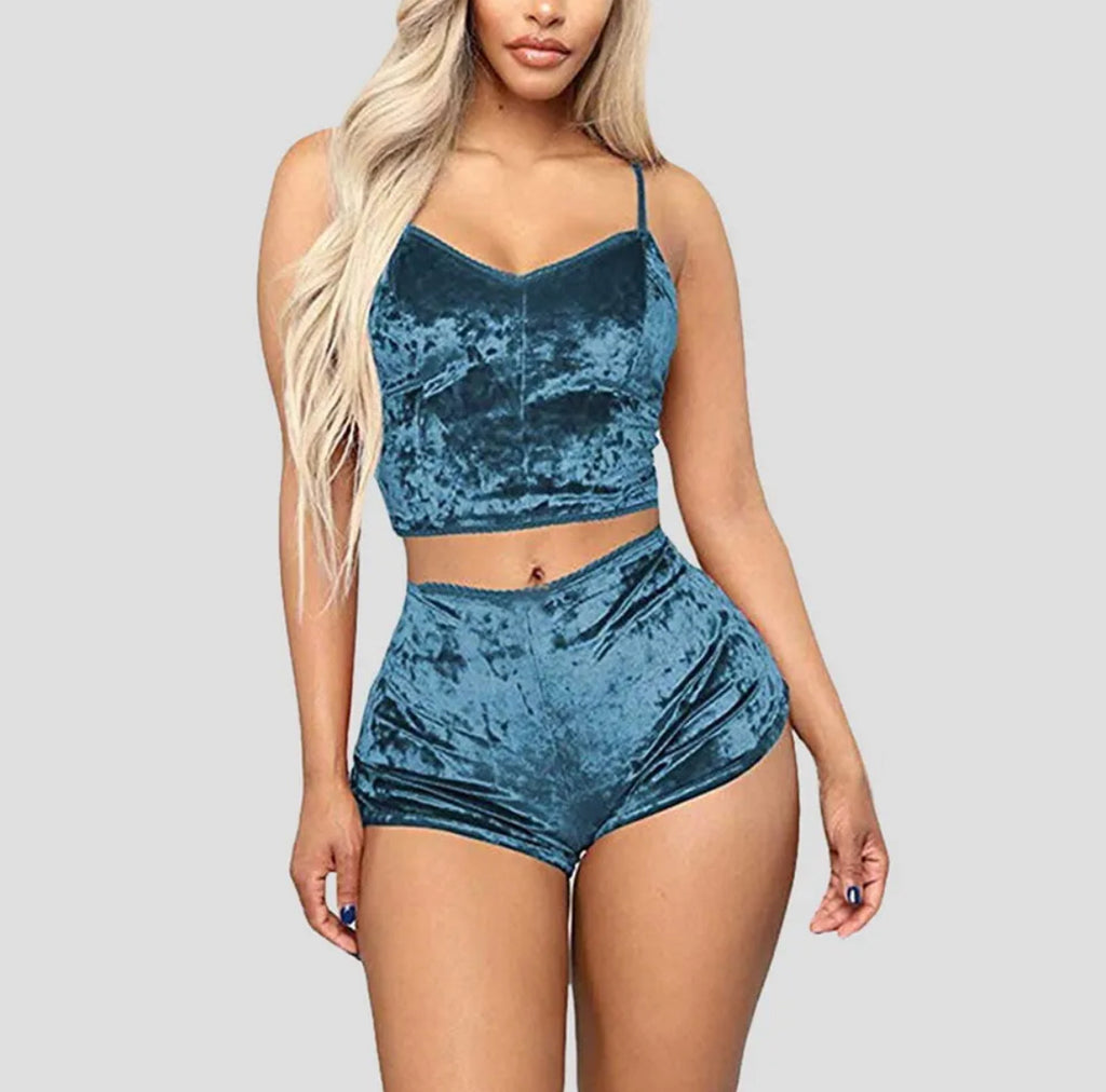 Velour Shorts Set 2pc image 5