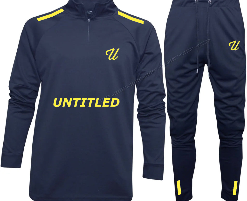 Navy Sports Tracksuit image 5