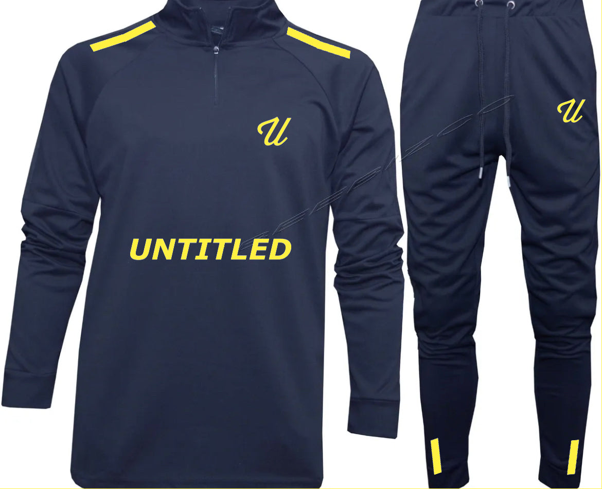 Navy Sports Tracksuit image 5